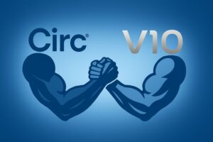 Arms locking together in partnership representing working together by CIrc and Vector10